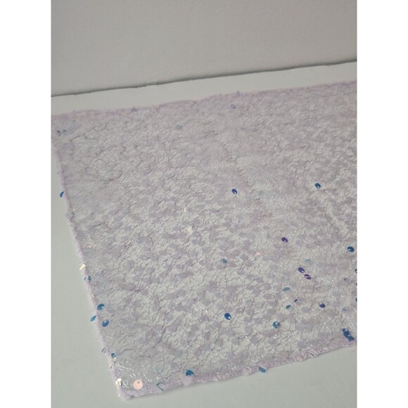 2 Pack of 11"x69" Light Purple Table Runners with Sparkly Sequins for Partys - Picture 4 of 7